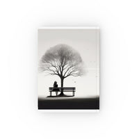 Hardcover Journal – Aesthetic Black And White Nature Design