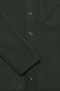 Theydon Overshirt - Olive Waffle