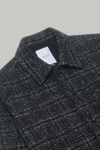 Theydon Frame Overshirt - Black / White