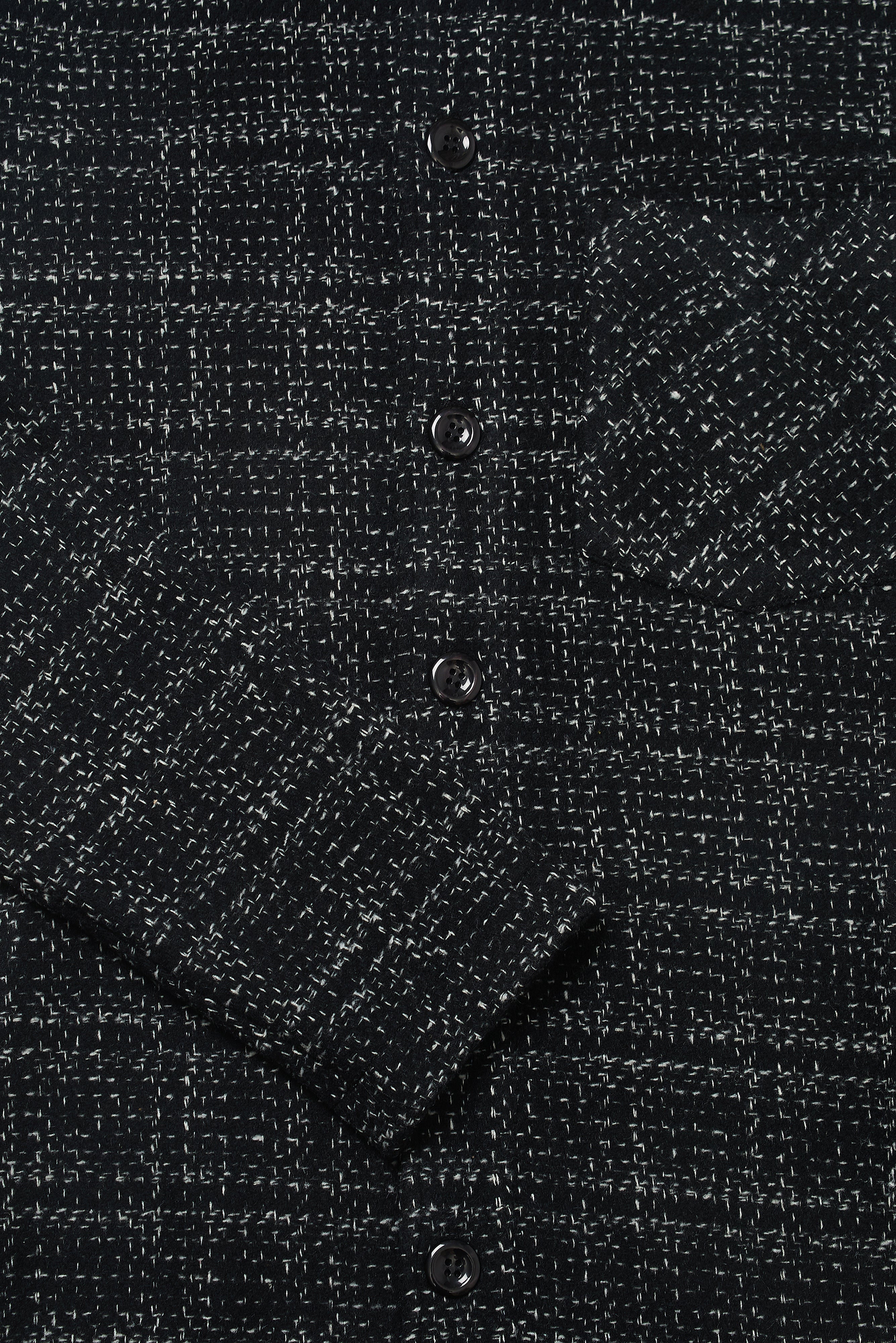 Theydon Frame Overshirt - Black / White