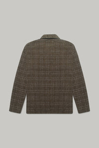 Bart Frame Overshirt - Mocha / Ecru