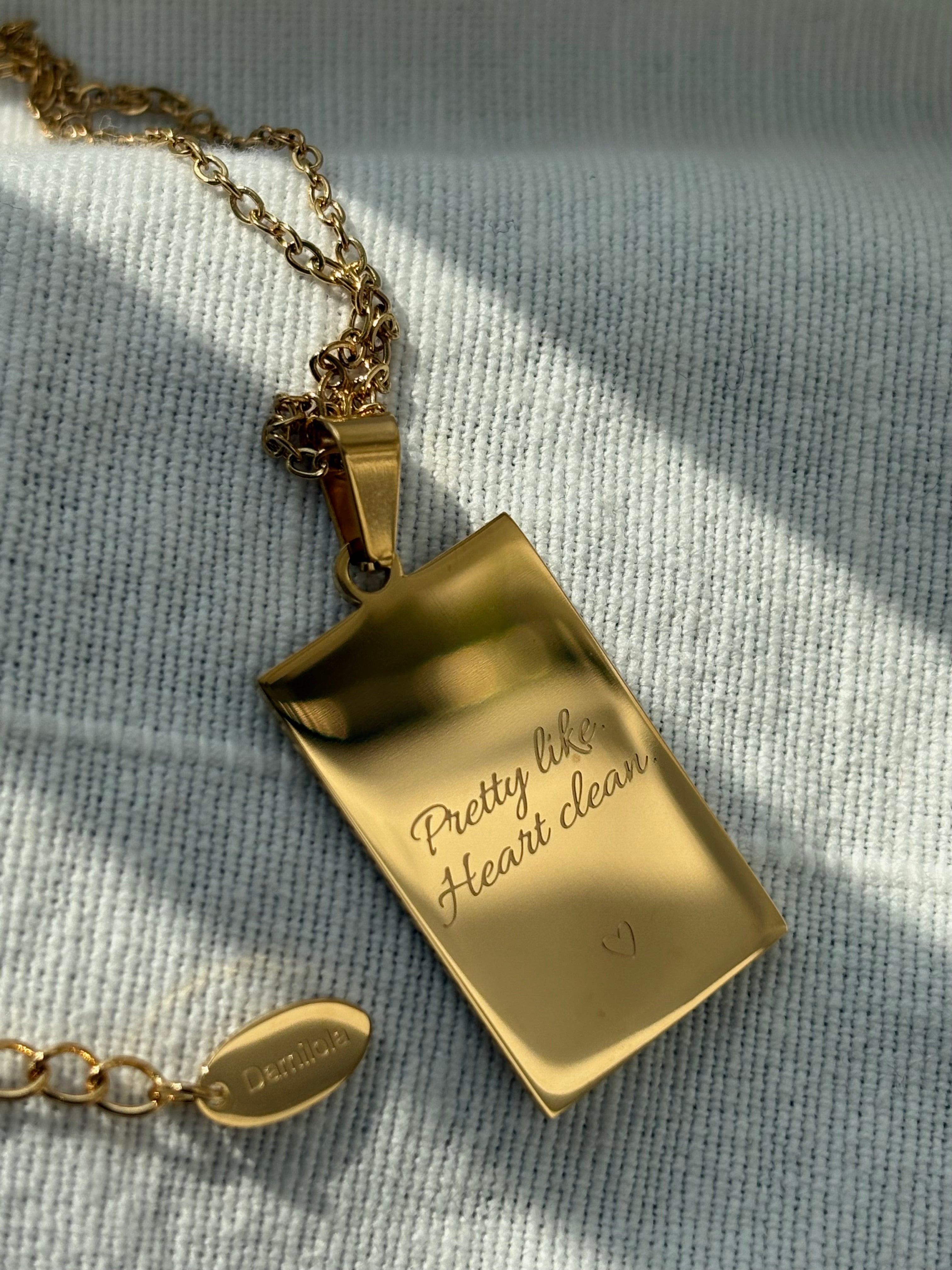 Empowerment ‘Yes Goodie’ Double Sided Necklace - Gold/Silver