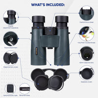 PRAKTICA Pioneer R 8x42mm Binoculars - Blue