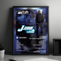 J. Cole "The Come Up Mixtape Vol. 1" Album Cover Poster - with Complete Tracklist