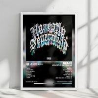 Drake "Honestly, Nevermind" Album Cover Poster - with Complete Tracklist