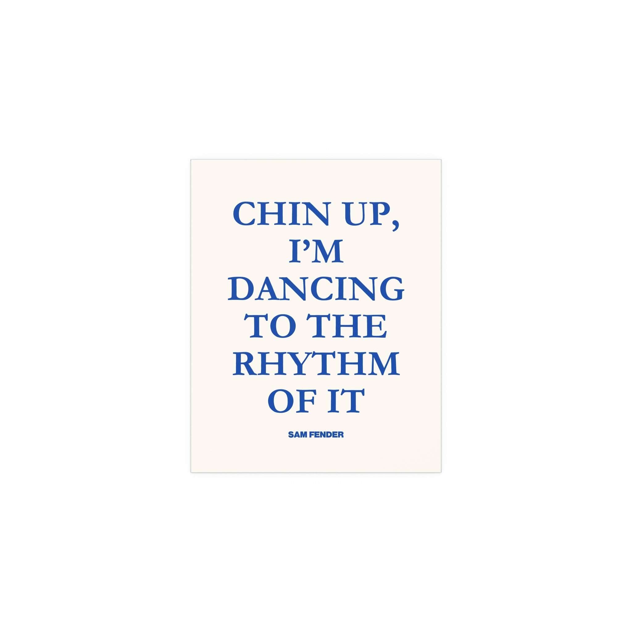 Sam Fender - Chin Up (Blue + Off-white)