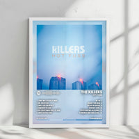 The Killers "Hot Fuss" Album Cover Poster - with Complete Tracklist