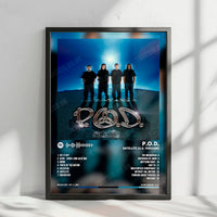 P.O.D. "Satellite" Album Cover Poster - with Complete Tracklist