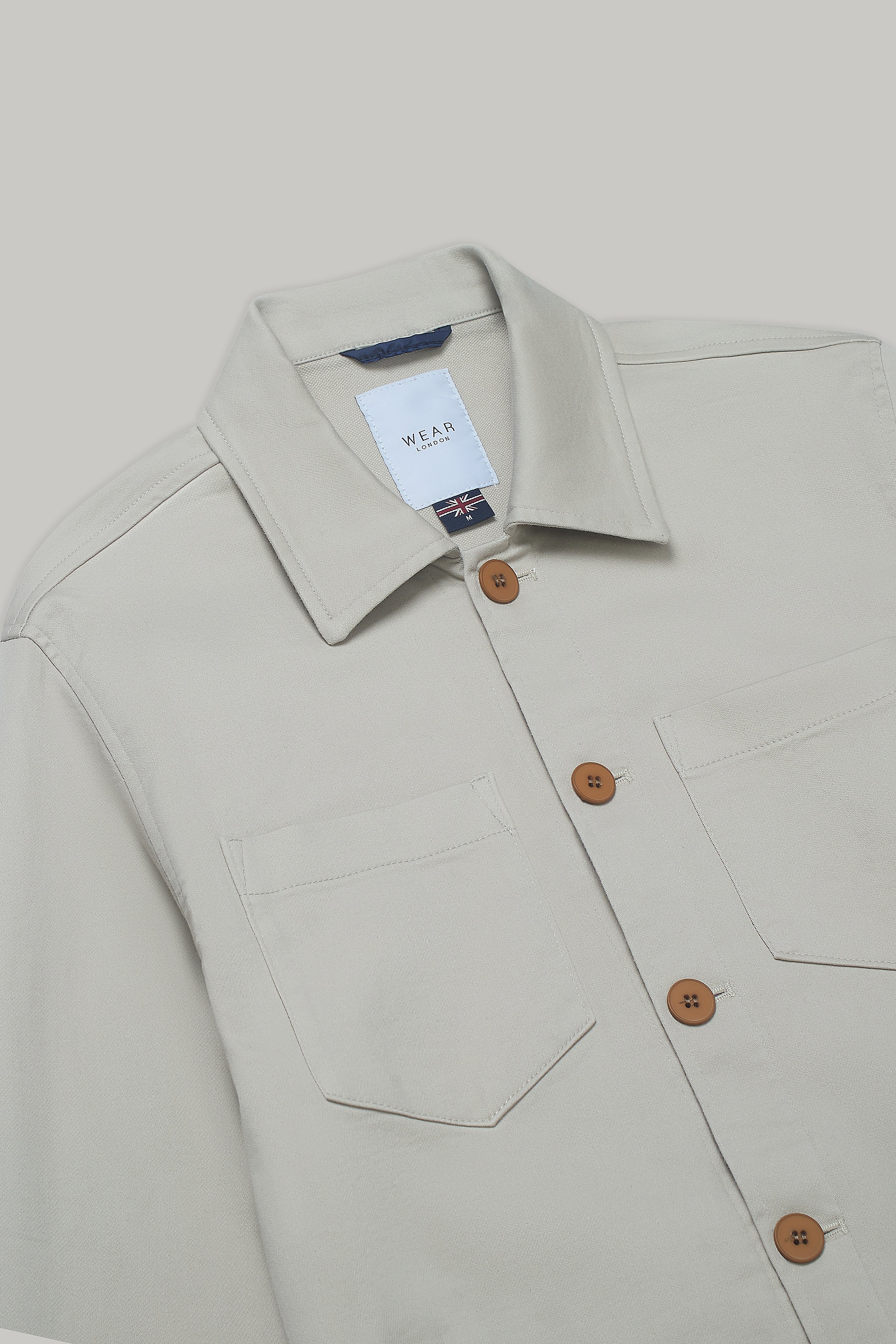 Turner Shacket - Putty Superflex