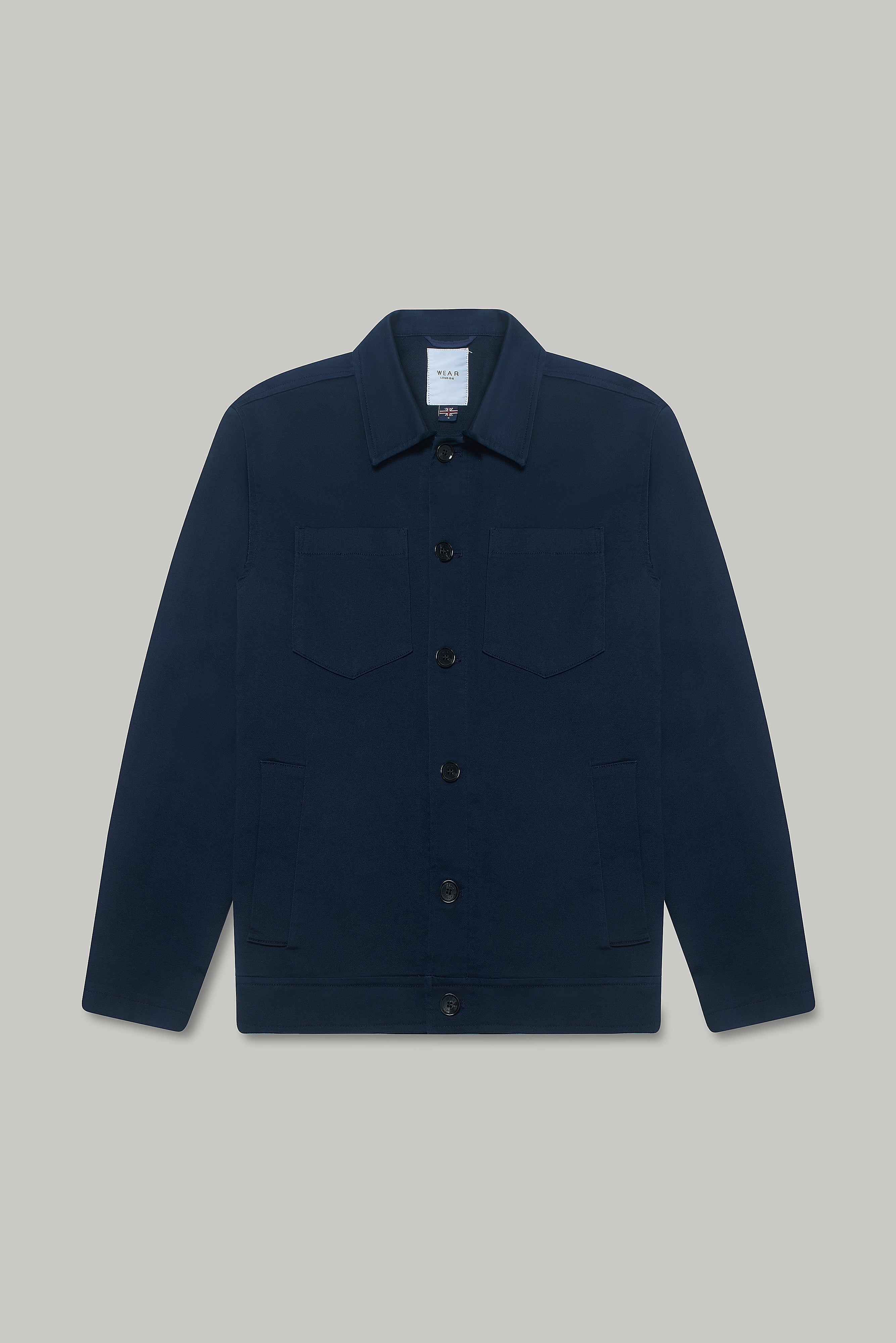 Turner Shacket - Navy Superflex