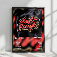 Daft Punk "Homework" Album Cover Poster - with Complete Tracklist