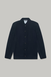 Aldgate Shacket - Navy Wool