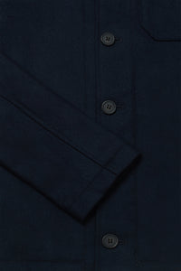 Aldgate Shacket - Navy Wool