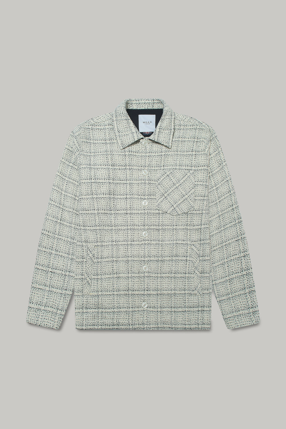 Theydon Frame Overshirt - Ecru / Black