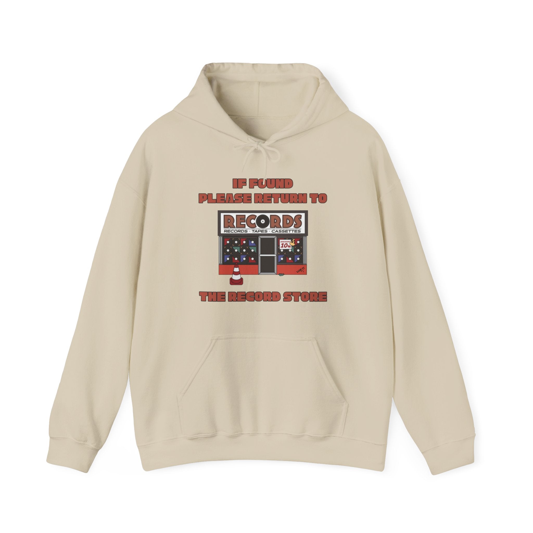 'If Found, Please Return to the Record Store' Men's Hoodie