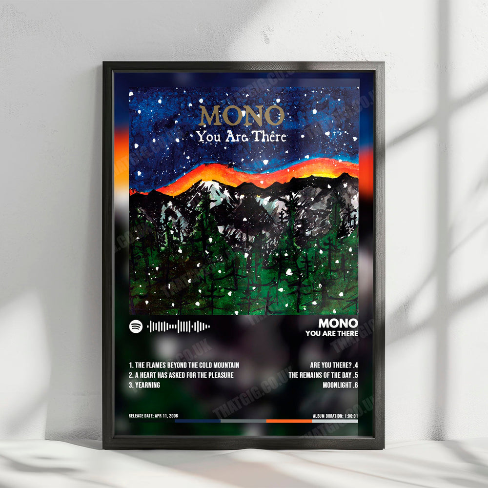 Mono "You Are There" Album Cover Poster - with Complete Tracklist