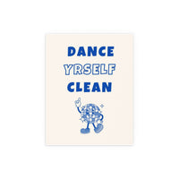 LCD Soundsystem - Dance Yrself Clean (Off-white + Blue)