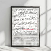 Explosions in the Sky "The Earth Is Not a Cold Dead Place" Album Cover Poster - with Complete Tracklist