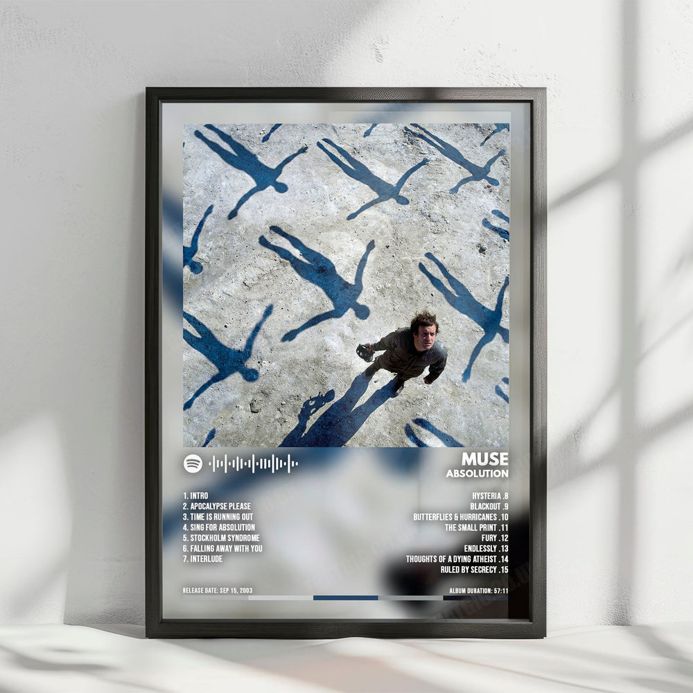 Muse "Absolution" Album Cover Poster - with Complete Tracklist