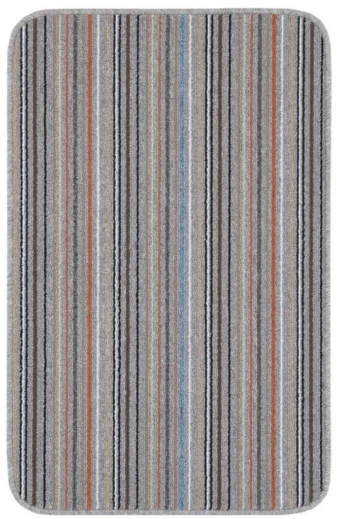 Stockholm Grey/Clay Washable Mat for Stylish Home Safety