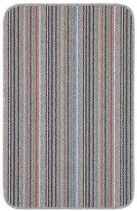 Stockholm Grey/Clay Washable Mat for Stylish Home Safety