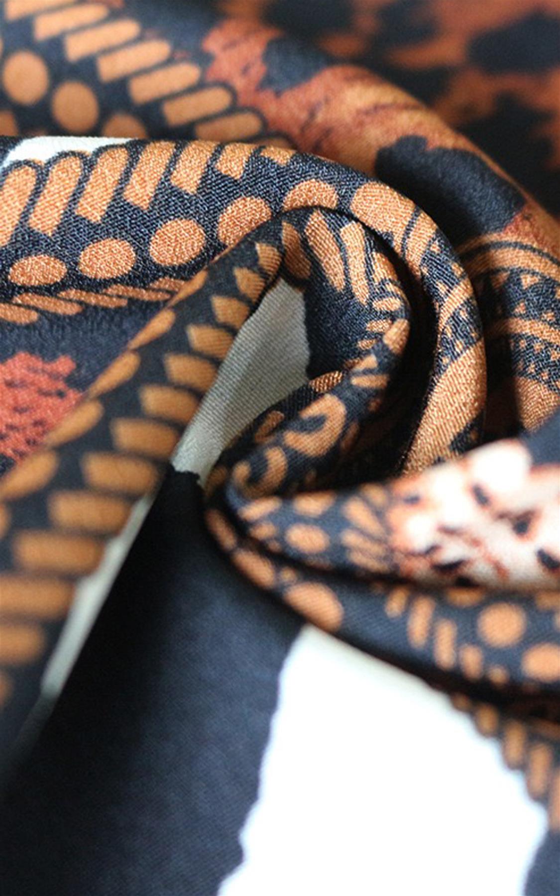 Angel Sleeve Skater Dress In Animal Print