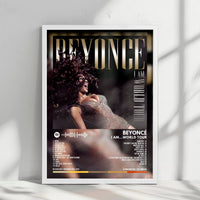 Beyoncé "I Am...World Tour" Album Cover Poster - with Complete Tracklist