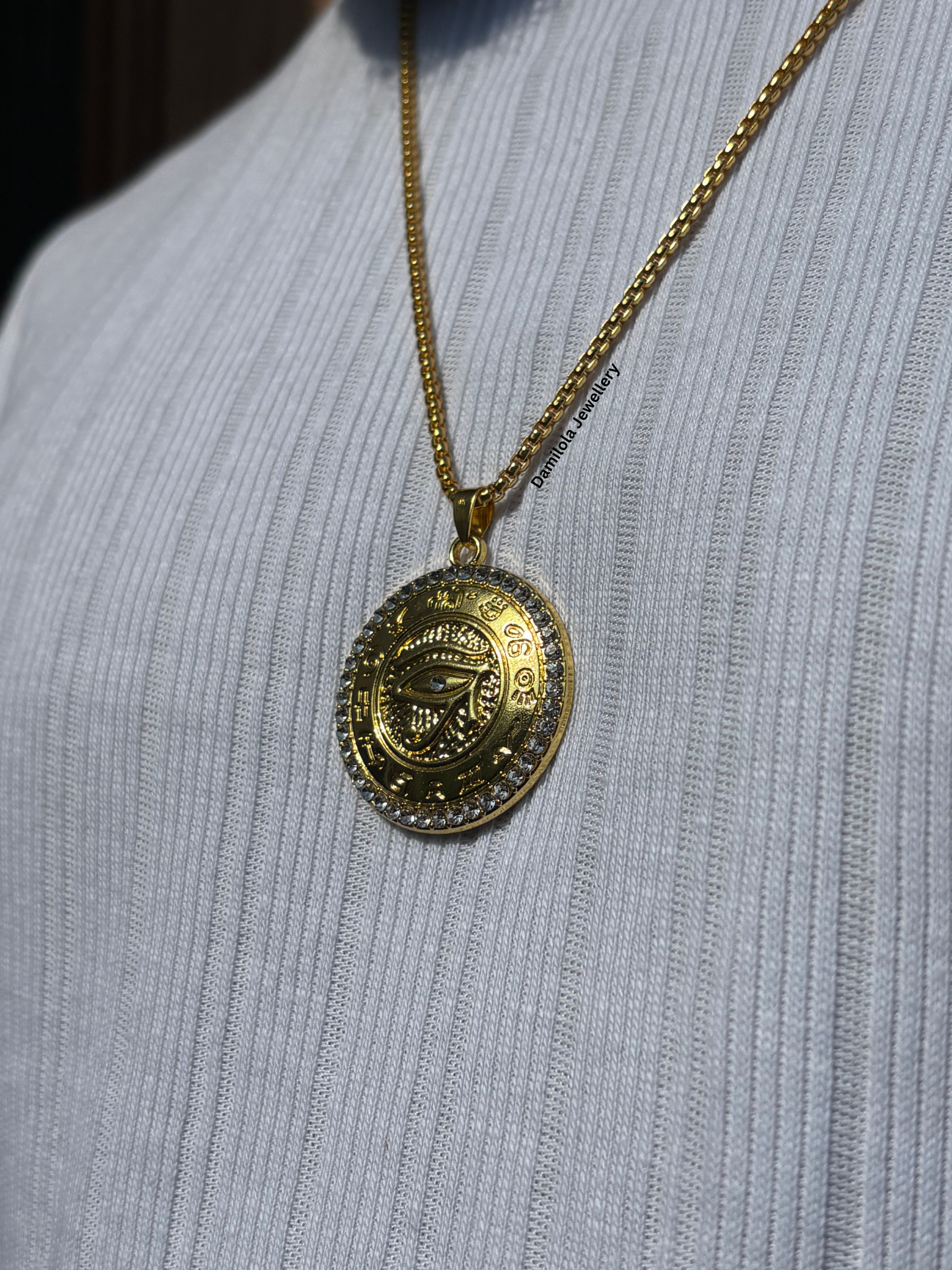 Diamanté Eternal Eye of the Divine Necklace