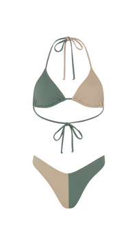 Khaki ColourDuo Bikini Bottom