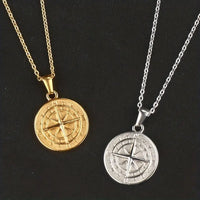 Compass Pendant (Silver)