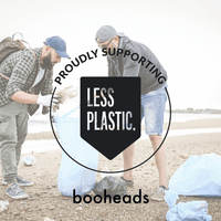 booheads - 1PK - Bamboo Toothbrush - Green | Biodegradable, bamboo and plant-based