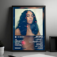 Solange "A Seat at the Table" Album Cover Poster - with Complete Tracklist