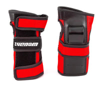 Venom Triple Knee/Elbow/Wrist Pad Set - Red Black