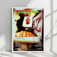 AZ "Doe or Die" Album Cover Poster - with Complete Tracklist