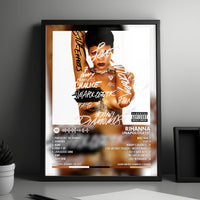 Rihanna "Unapologetic" Album Cover Poster - with Complete Tracklist
