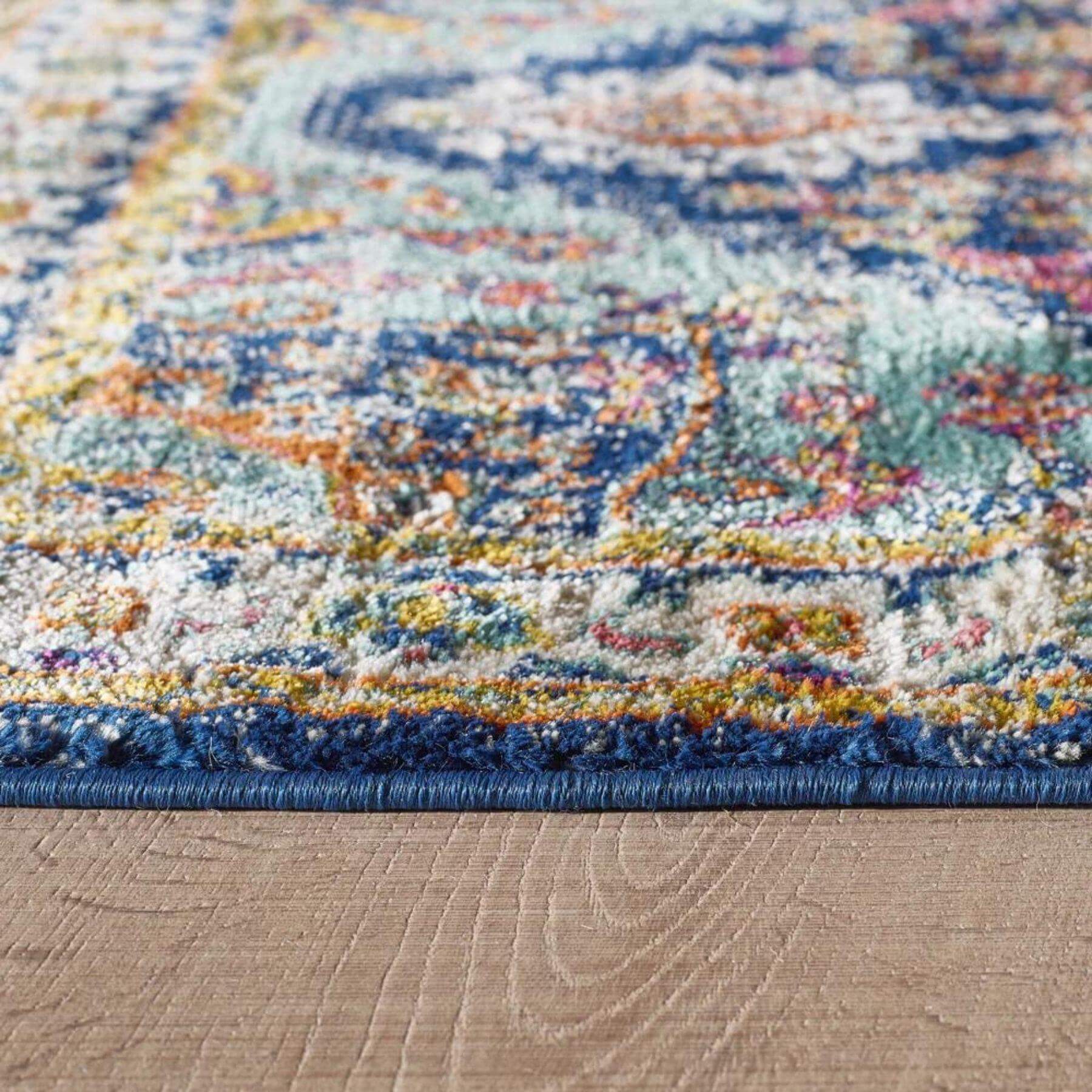 Granada Multicolour Vintage Rug | Emerald