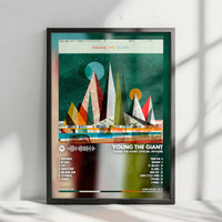 Young the Giant "Young the Giant" Album Cover Poster - with Complete Tracklist