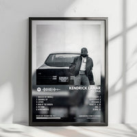 Kendrick Lamar "GNX" Album Cover Poster - with Complete Tracklist