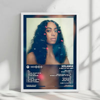 Solange "A Seat at the Table" Album Cover Poster - with Complete Tracklist