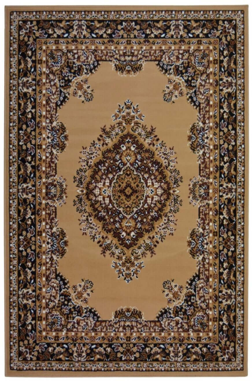 Maestro Traditional Brown Indoor Rug - Stylish and Durable Flooring Solution