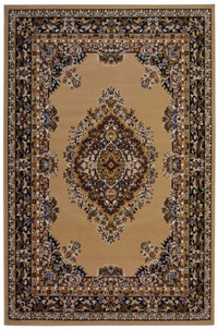 Maestro Traditional Brown Indoor Rug - Stylish and Durable Flooring Solution