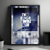 Two Door Cinema Club "Tourist History" Album Cover Poster - with Complete Tracklist