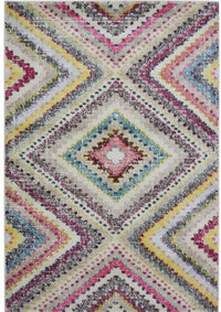 Villa Multicolour Geometric Diamond Rug for Stylish Living Spaces