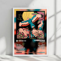 Khruangbin "Mordechai" Album Cover Poster - with Complete Tracklist