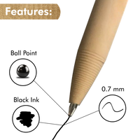 Paper Ballpoint Pens - 24 Pack