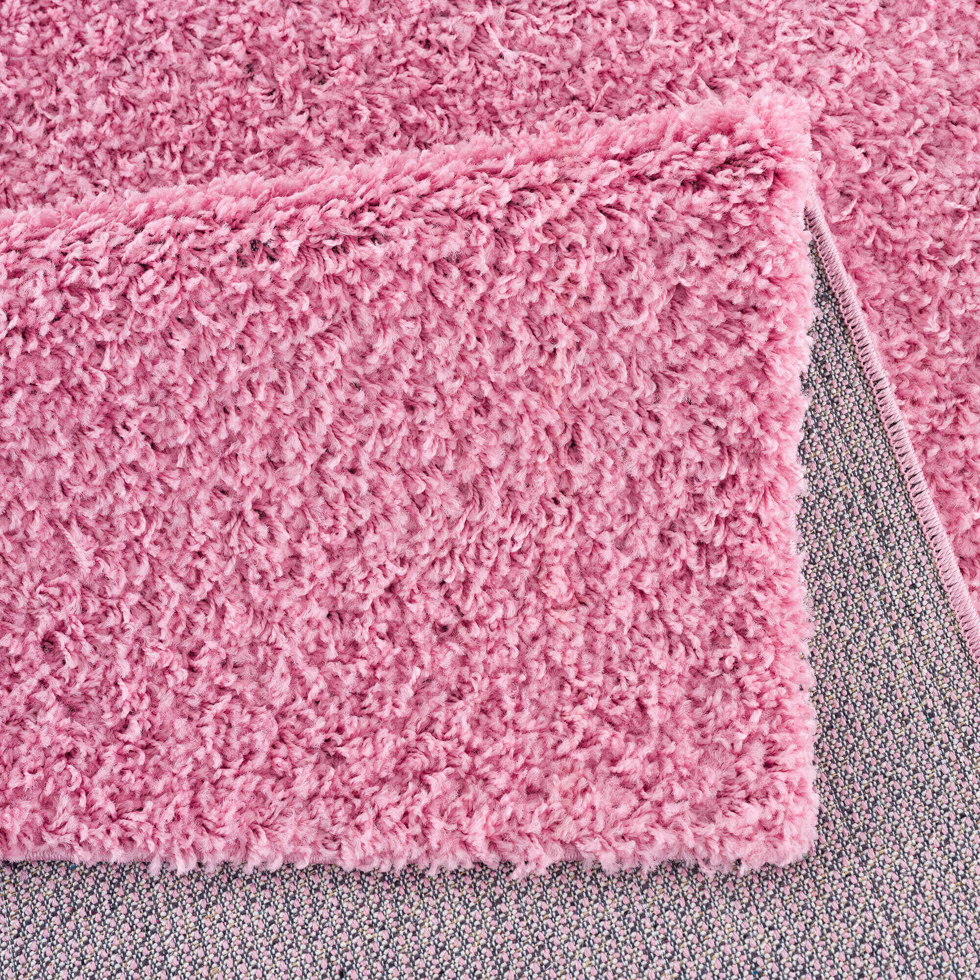 Shaggy Collection Pink Shaggy Rugs| 380P
