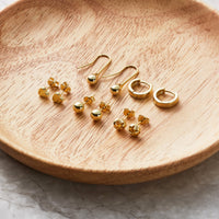 5 Pairs of Gold Plated Earrings