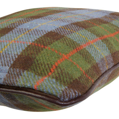 Heritage Large Green Check Cushion