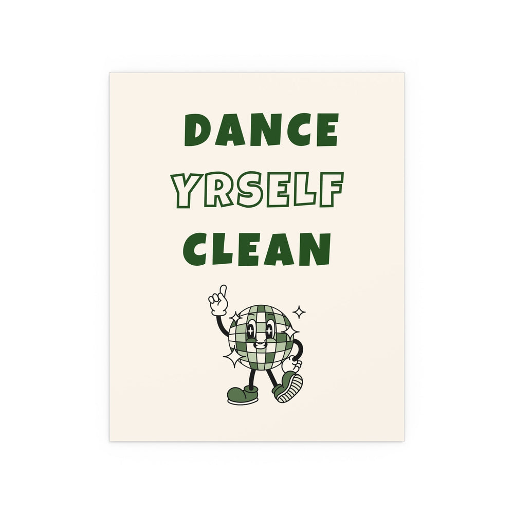 LCD Soundsystem - Dance Yrself Clean (Off-white + Green)