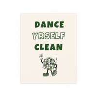 LCD Soundsystem - Dance Yrself Clean (Off-white + Green)